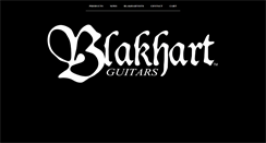 Desktop Screenshot of blakhartguitars.com